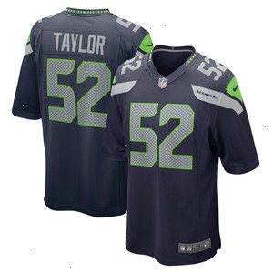 Darrell Taylor Seattle Seahawks Nike Game Jersey - College Navy