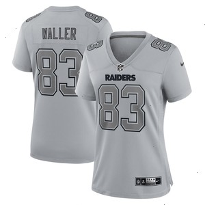 Darren Waller Las Vegas Raiders Nike Women's Atmosphere Fashion Game Jersey - Gray