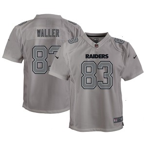 Darren Waller Las Vegas Raiders Nike Youth Atmosphere Game Jersey - Gray