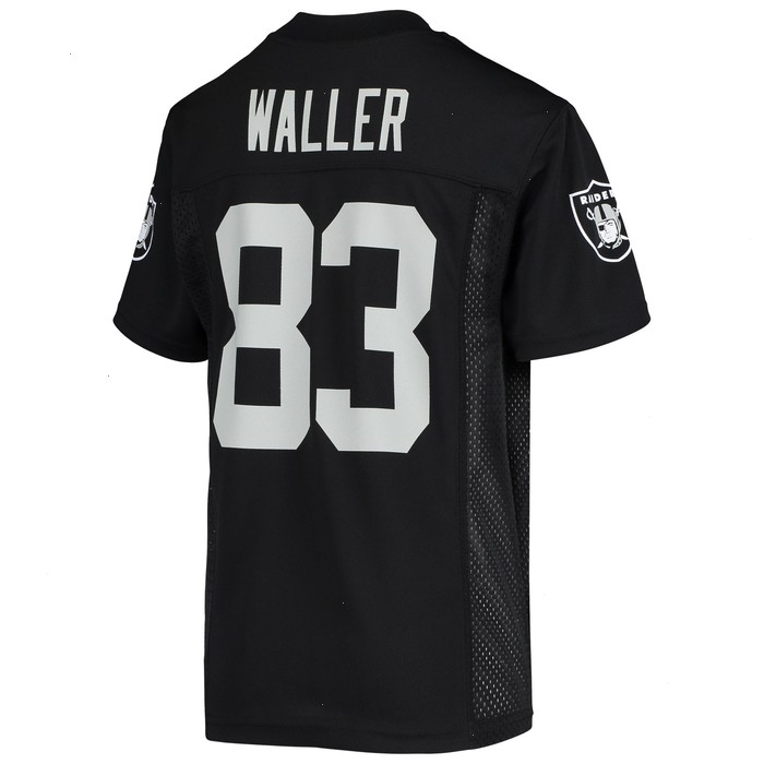 Darren Waller Las Vegas Raiders Youth Replica Player Jersey - Black