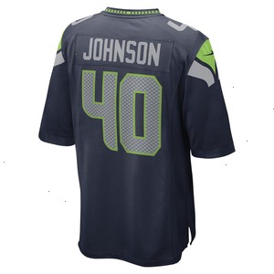 Darryl Johnson Seattle Seahawks Nike Game Player Jersey - College Navy