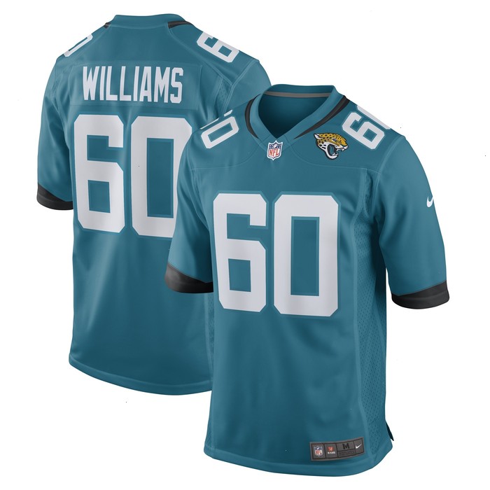 Darryl Williams Jacksonville Jaguars Nike Game Player Jersey - Teal