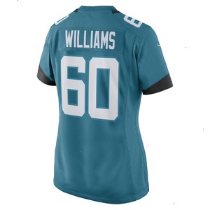 Darryl Williams Jacksonville Jaguars Nike Women's Game Player Jersey - Teal