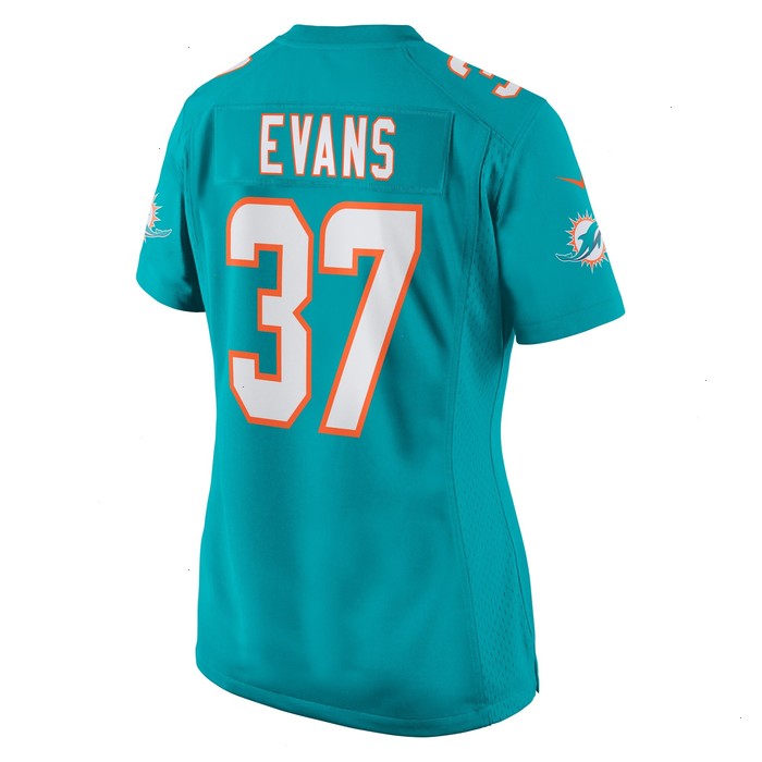 Darrynton Evans Miami Dolphins Nike Women's Team Game Jersey - Aqua