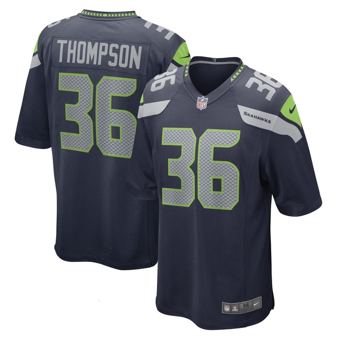 Darwin Thompson Seattle Seahawks Nike Game Player Jersey - College Navy