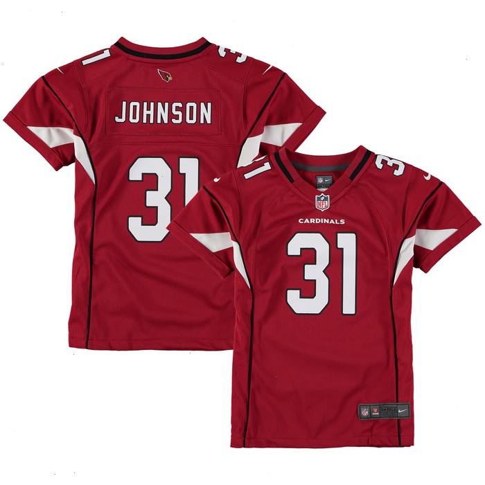 David Johnson Arizona Cardinals Nike Girls Youth Game Jersey - Cardinal