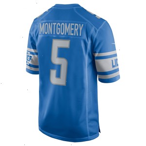 David Montgomery Detroit Lions Nike Game Player Jersey - Blue