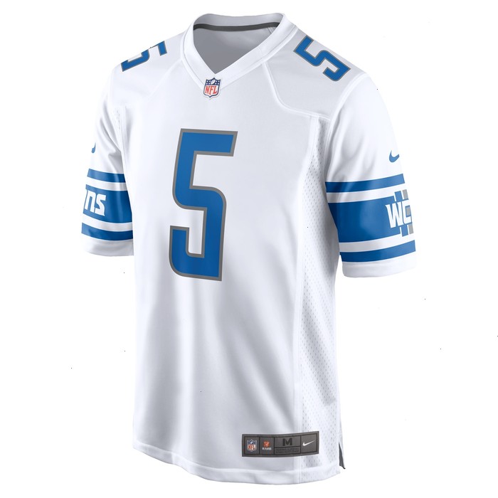 David Montgomery Detroit Lions Nike Game Player Jersey - { White