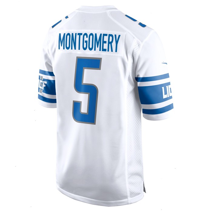 David Montgomery Detroit Lions Nike Game Player Jersey - { White