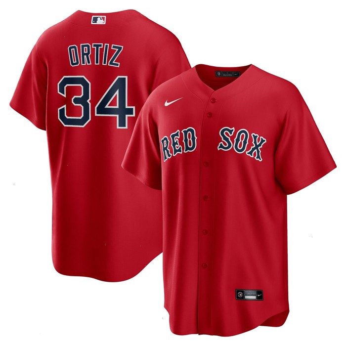 David Ortiz Boston Red Sox Nike Alternate Replica Player Jersey - Red