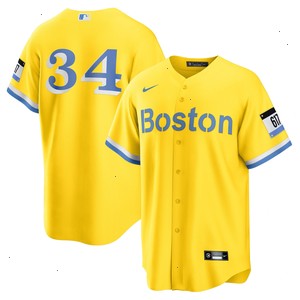 David Ortiz Boston Red Sox Nike Retired Player City Connect Replica Jersey - Gold