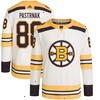 David Pastrnak Boston Bruins adidas Primegreen Authentic Pro Player Jersey - Cream