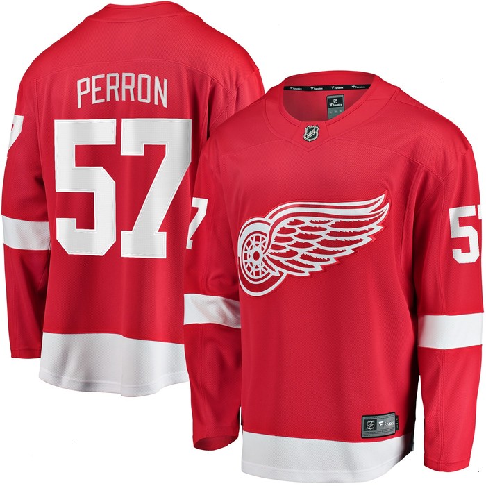 David Perron Detroit Red Wings Fanatics Branded Home Breakaway Player Jersey - Red