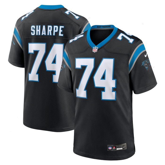 David Sharpe Carolina Panthers Nike Team Game Jersey - Black