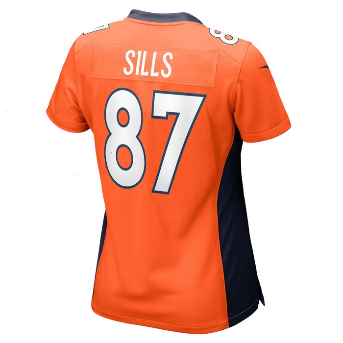 David Sills Denver Broncos Nike Women's Team Game Jersey - Orange