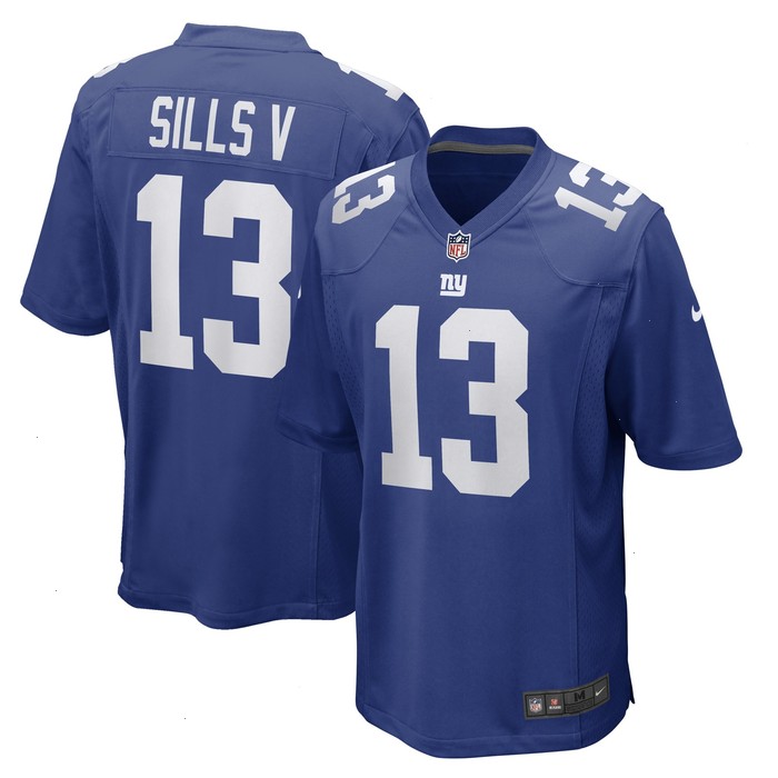 David Sills V New York Giants Nike Game Player Jersey - Royal