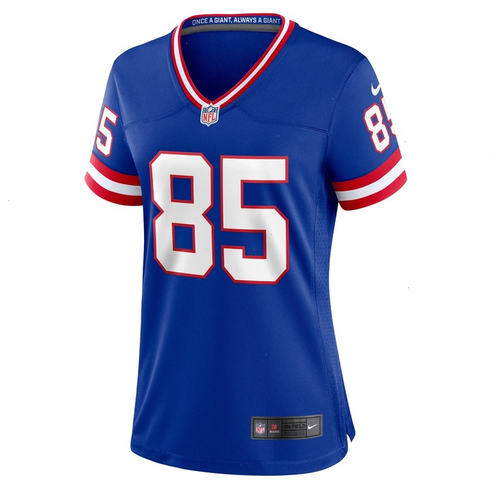 David Tyree New York Giants Nike Women's Classic Retired Player Game Jersey - Royal