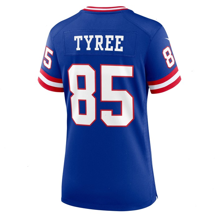 David Tyree New York Giants Nike Women's Classic Retired Player Game Jersey - Royal