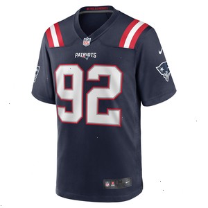 Davon Godchaux New England Patriots Nike Game Jersey - Navy