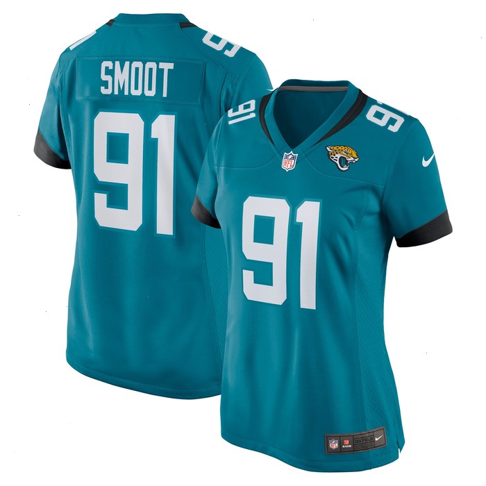 Dawuane Smoot Jacksonville Jaguars Nike Women's Game Jersey - Teal