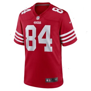 Dazz Newsome San Francisco 49ers Nike Team Game Jersey - Scarlet