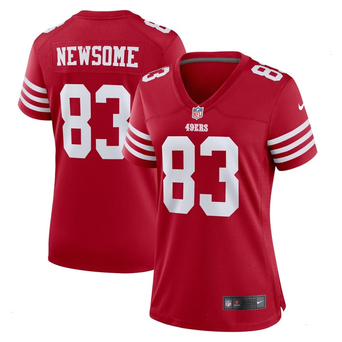 Dazz Newsome San Francisco 49ers Nike Women's Home Game Player Jersey - Scarlet