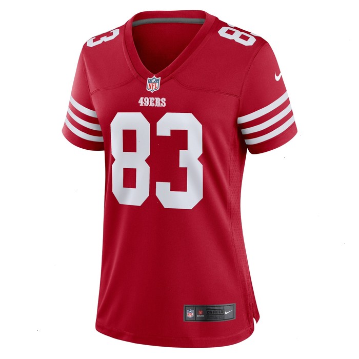 Dazz Newsome San Francisco 49ers Nike Women's Home Game Player Jersey - Scarlet