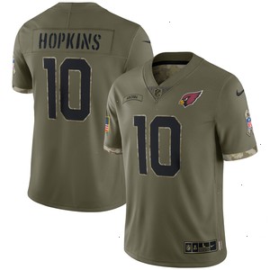 DeAndre Hopkins Arizona Cardinals Nike 2022 Salute To Service Limited Jersey - Olive