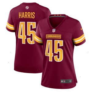 De'Jon Harris Washington Commanders Nike Women's Game Player Jersey - Burgundy