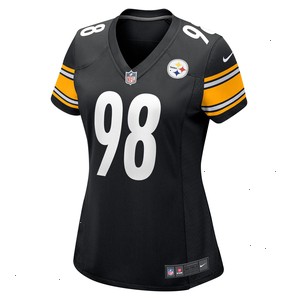 DeMarvin Leal Pittsburgh Steelers Nike Women's Game Player Jersey - Black