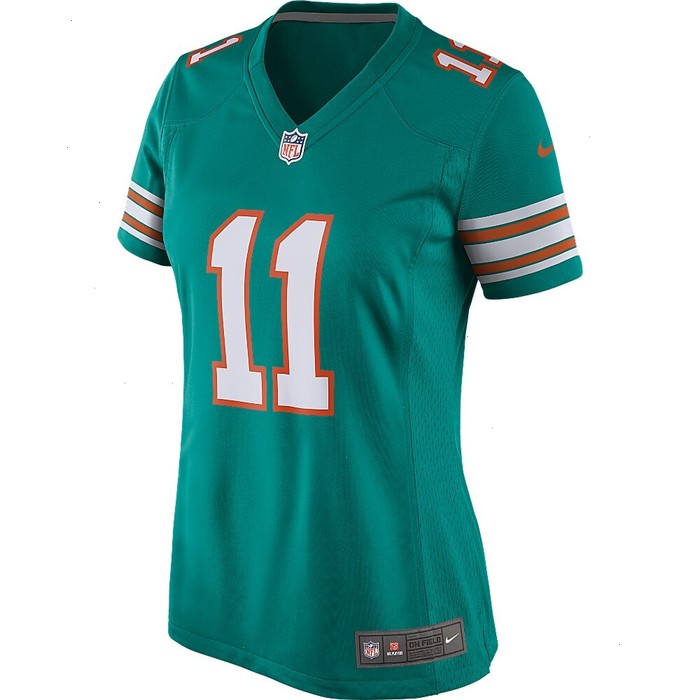 DeVante Parker Miami Dolphins Nike Women's Game Player Jersey - Aqua