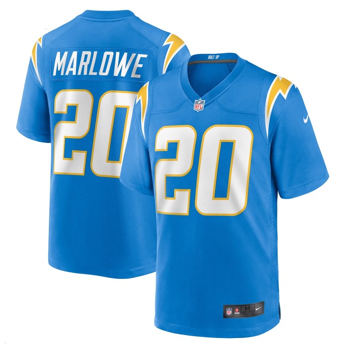 Dean Marlowe Los Angeles Chargers Nike Team Game Jersey - Powder Blue