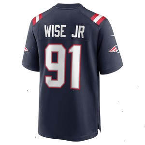 Deatrich Wise Jr. New England Patriots Nike Game Jersey - Navy