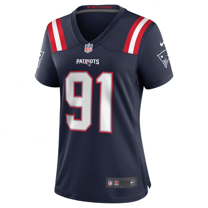 Deatrich Wise Jr. New England Patriots Nike Women's Game Jersey - Navy