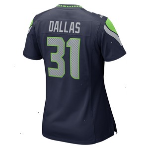 DeeJay Dallas Seattle Seahawks Nike Women's Game Jersey - College Navy