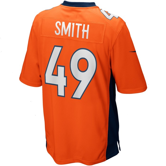 Dennis Smith Denver Broncos Nike Game Retired Player Jersey - Orange