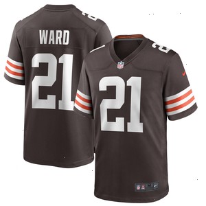 Denzel Ward Cleveland Browns Nike Game Player Jersey - Brown