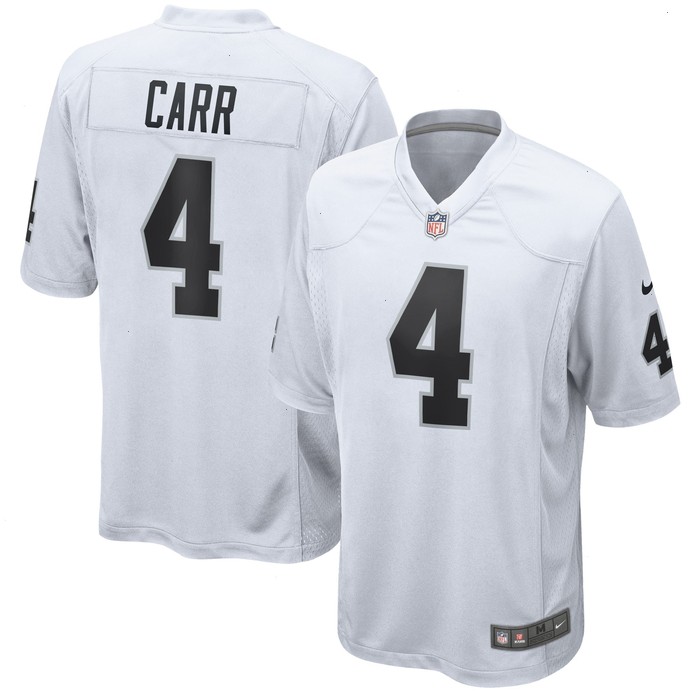 Derek Carr Las Vegas Raiders Nike Game Jersey - White