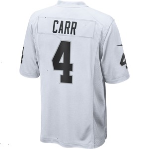 Derek Carr Las Vegas Raiders Nike Game Jersey - White