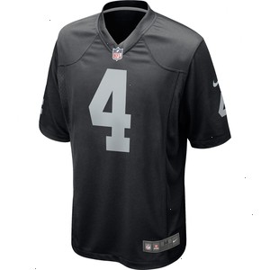 Derek Carr Las Vegas Raiders Nike Game Player Jersey - Black