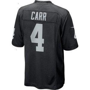 Derek Carr Las Vegas Raiders Nike Game Player Jersey - Black