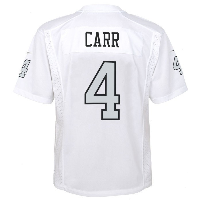 Derek Carr Las Vegas Raiders Nike Youth Color Rush Game Jersey - White