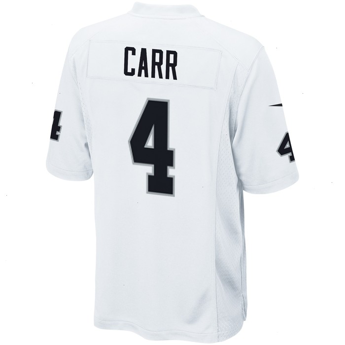 Derek Carr Las Vegas Raiders Nike Youth Game Jersey - White