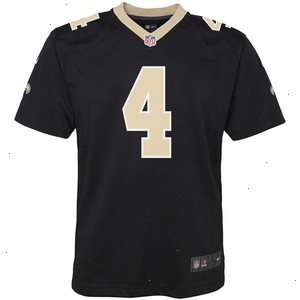 Derek Carr New Orleans Saints Nike Youth Game Jersey - Black