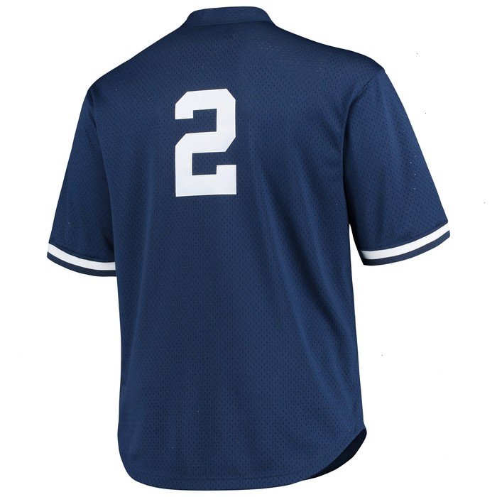 Derek Jeter New York Yankees Mitchell & Ness Big & Tall Batting Practice Replica Player Jersey - Navy