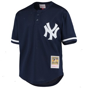 Derek Jeter New York Yankees Mitchell & Ness Youth Cooperstown Collection Mesh Batting Practice Jersey - Navy