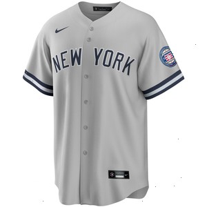 Derek Jeter New York Yankees Nike 2020 Hall of Fame Induction Road Replica Player Name Jersey - Gray