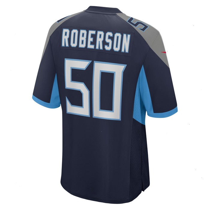 Derick Roberson Tennessee Titans Nike Game Jersey - Navy