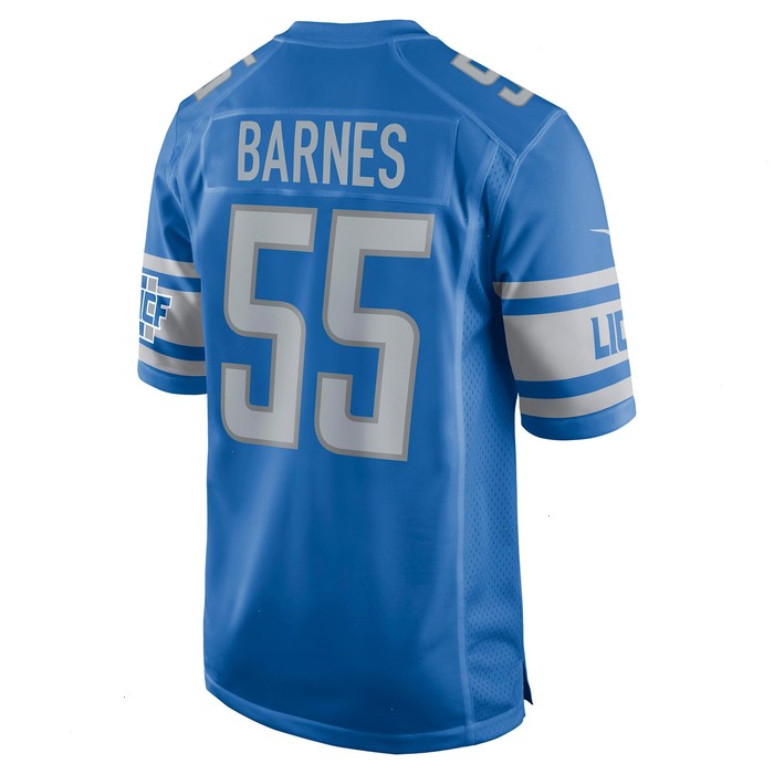 Derrick Barnes Detroit Lions Nike Game Player Jersey - Blue