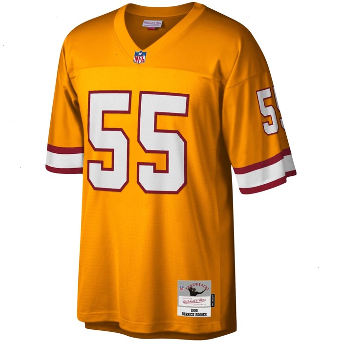 Derrick Brooks Tampa Bay Buccaneers Mitchell & Ness Big & Tall 1995 Legacy Retired Player Jersey - Orange